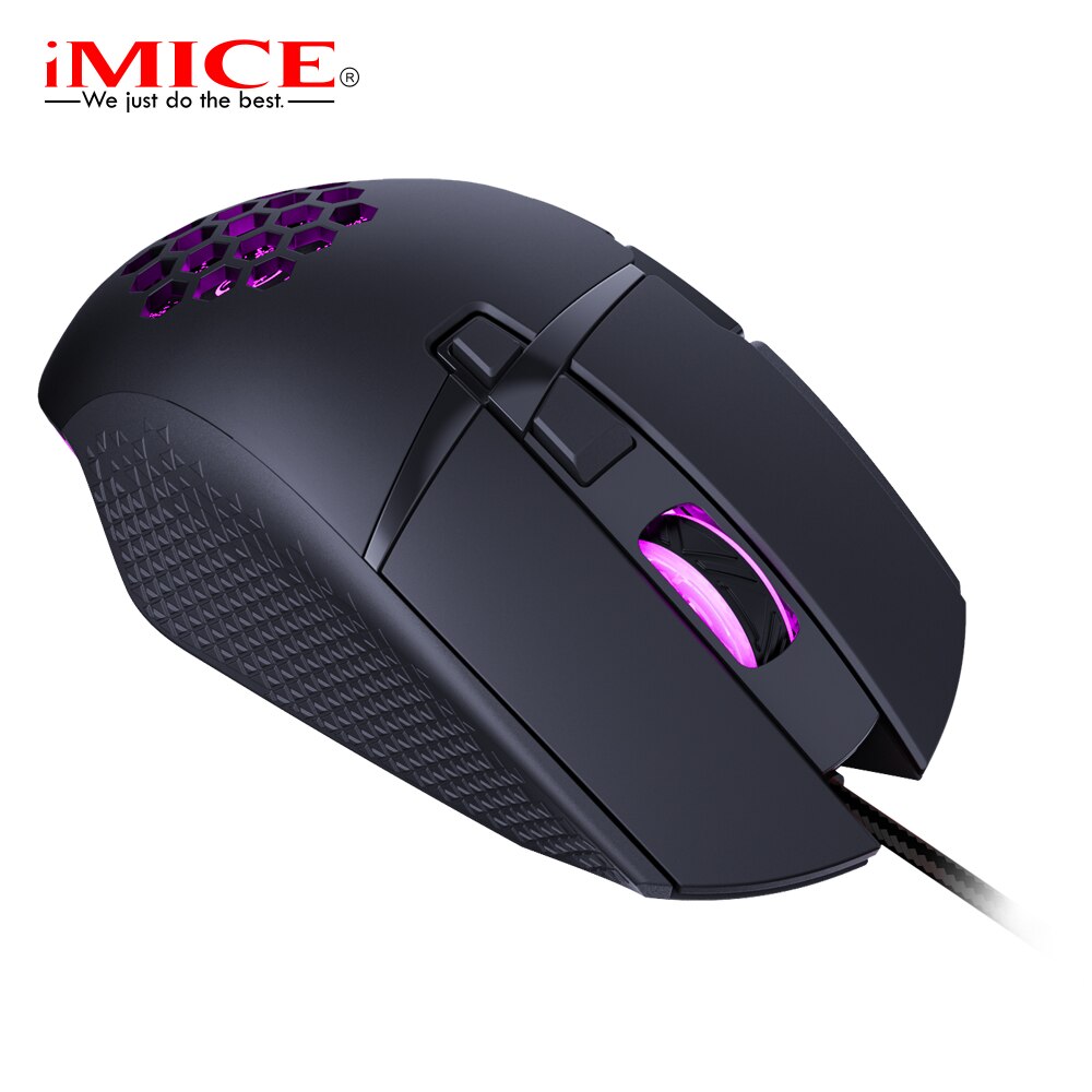 Wired LED Gaming Mouse 7200 DPI Computer Mouse Gamer USB Ergonomic Mause With Cable For PC Laptop RGB optical Mice With Backlit