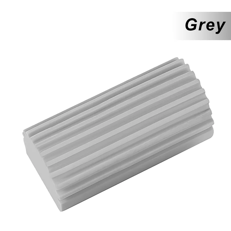 Esponjas de limpieza de polvo, esponja Pva, esponja de limpieza con absorción de agua, esponjas de limpieza para el hogar y el coche, algodón de fricción, 1/3/6 Uds.: Gris oscuro