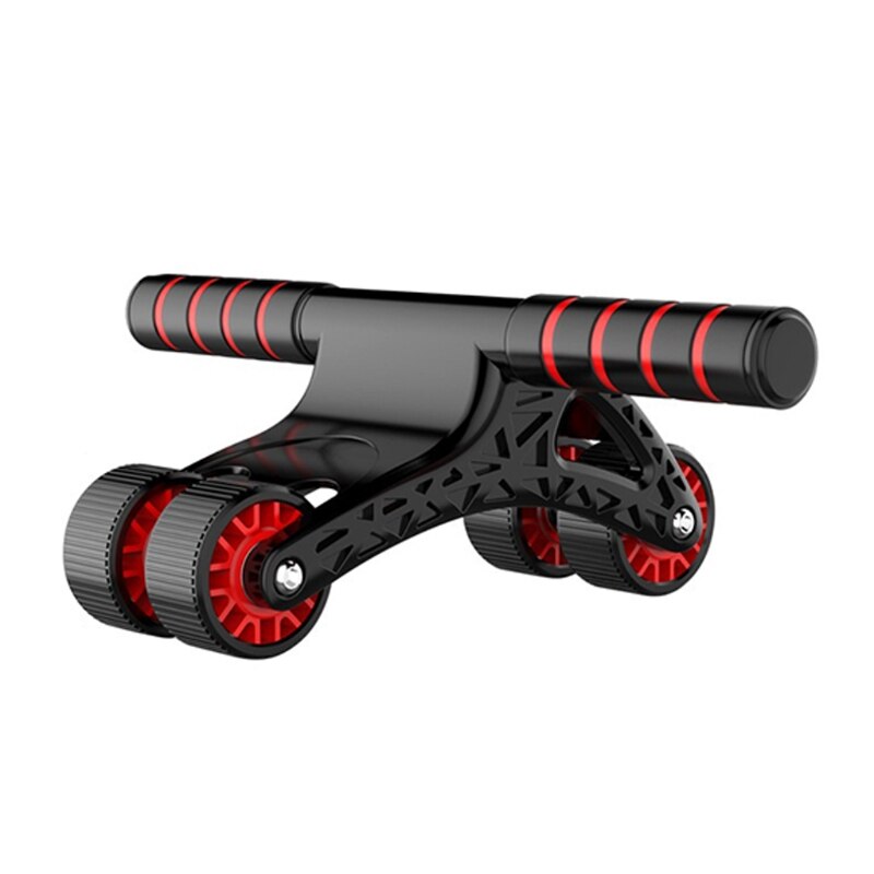 4 Wheels Roller Wheel Abdominal Exercise Home Gym Equipment for Men Women Core Strength &amp; Abdominal Exercise Workout