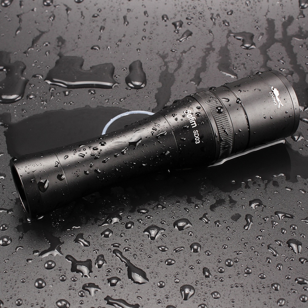 Sofirn SD03 Scuba Diving Flashlight 18650 Dive Light Torch Underwater Powerful Cree XM-L2 LED Flashlight Waterproof Diving Lamp