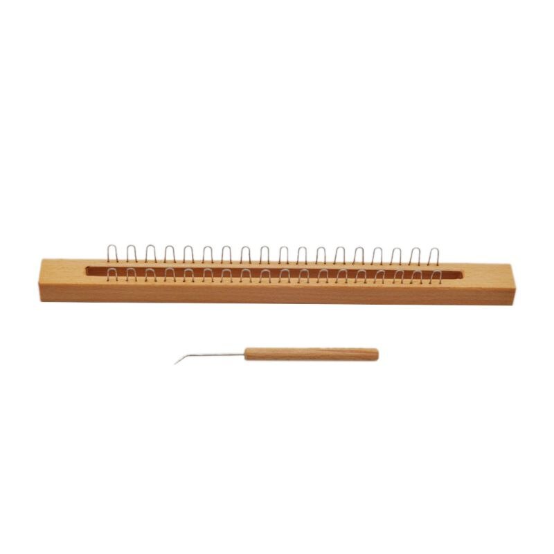 36 Pins Wooden Knitting Loom Board Hook Needle DIY Craft for Sock Hats Scarves