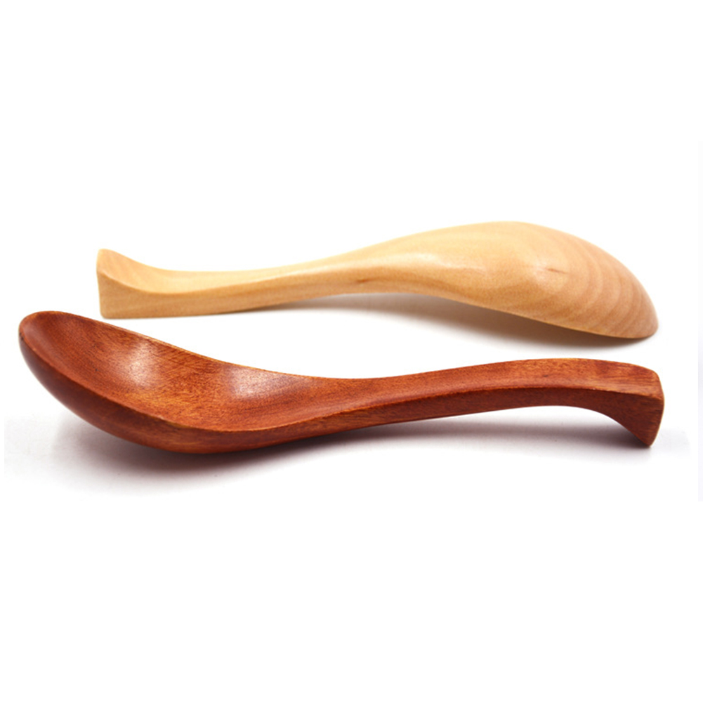 Fait à la main Naturel Durable De Style Japonais Gadget de Cuisine Soupe En Bois de Cuillère de Table