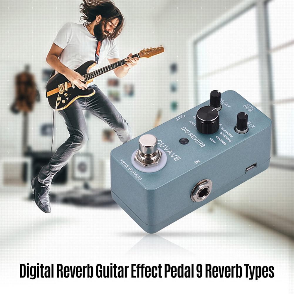 Digital Reverb Guitar Effect Pedal True Bypass Electronic Music Equipment Accessories Attachment