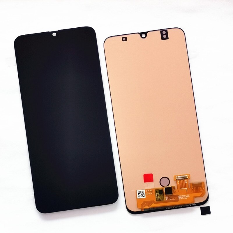 OLED Con Cornice Display A CRISTALLI LIQUIDI Per Samsung Galaxy A20 A30 A30S LCD Screen Display Touch Digitizer Per Samsung A50 A50S schermo LCD