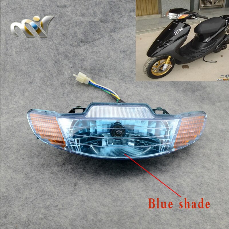 Motorcykel lys motorcykel forlygter hvid blå forlygte til honda dio 50cc zx  af34 af34.5 af 34 af 34.5 motorcykel scooter: Blå