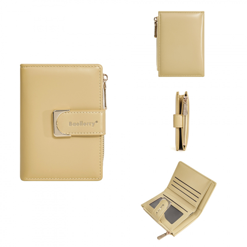 Damen-Geldbörse aus Leder, Damen-Geldbörsen, Kartenhalter, faltbar, tragbar, Damen-Geldbörsen