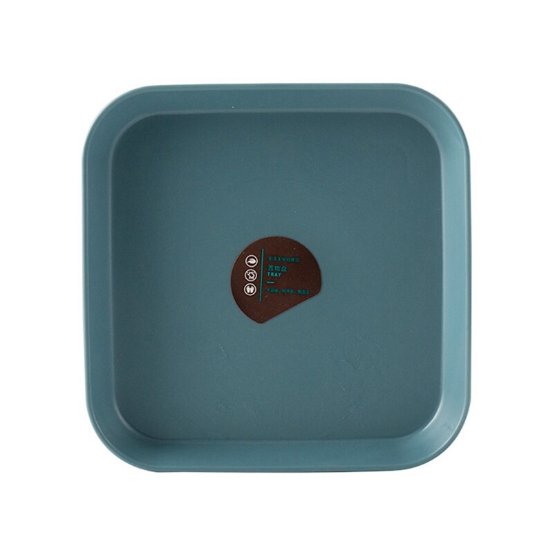 Plastic Plate Cute Children Breakfast Dish 6 Inch Dessert Fruit Snack Plates Cutlery Bowl Tableware Table Garbage Storage Tray