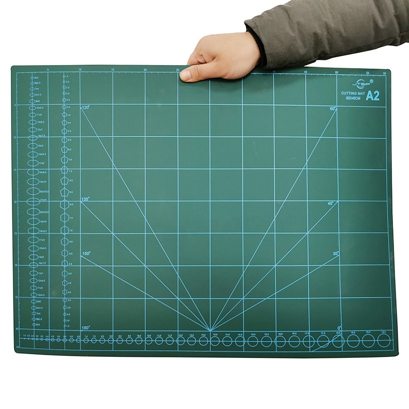 1 st  a2 skärmatta svart kärna 45 * 60 cm vikt 1310 g musmatta överdimensionerad skärplatta kontorspapper