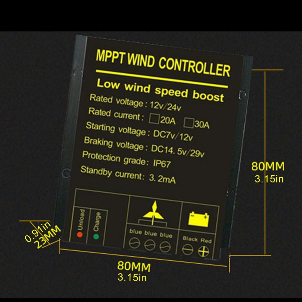Digital Of Wind Turbine Controller Aluminum Heat Dissipation And Durable Wind Turbine Controller 600W