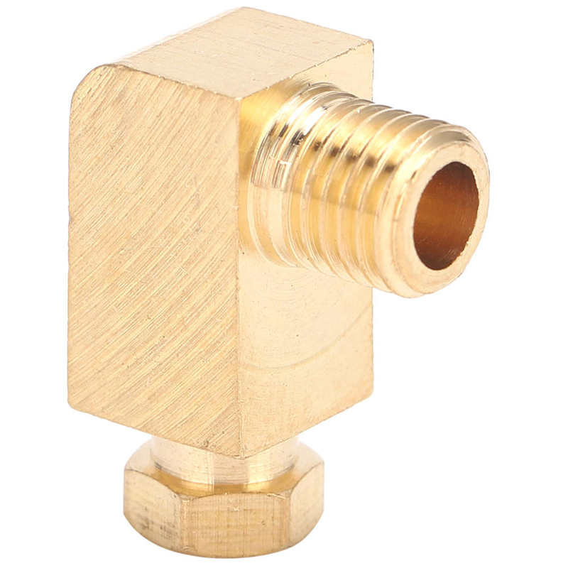 Elbow Compression Tube Pipe Fitting Brass Pipe Connector Compression Tube Pipe Fitting for Oil Lubrication System: PL408