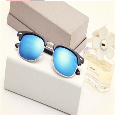 ASOUZ oval men's sunglasses UV400 classic retro brand ladies glasses UV400 driving sunglasses: C3