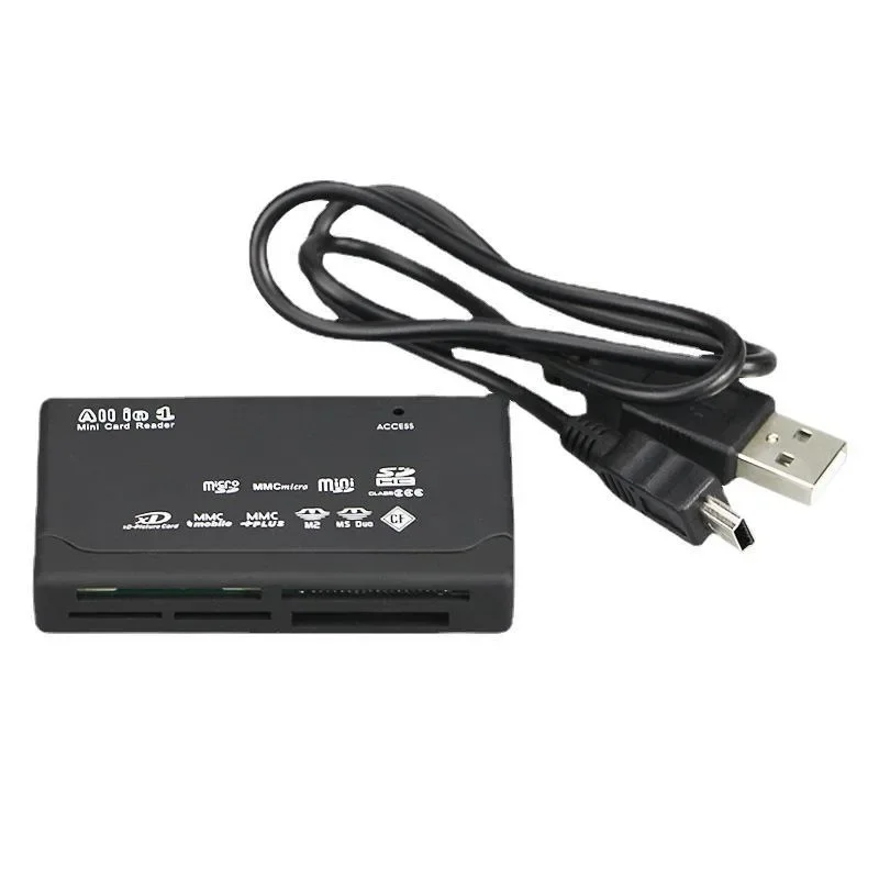 All In One Card Reader USB 2.0 SD Card Reader Adapter Support TF CF SD Mini SD SDHC MMC MS XD usb card reader