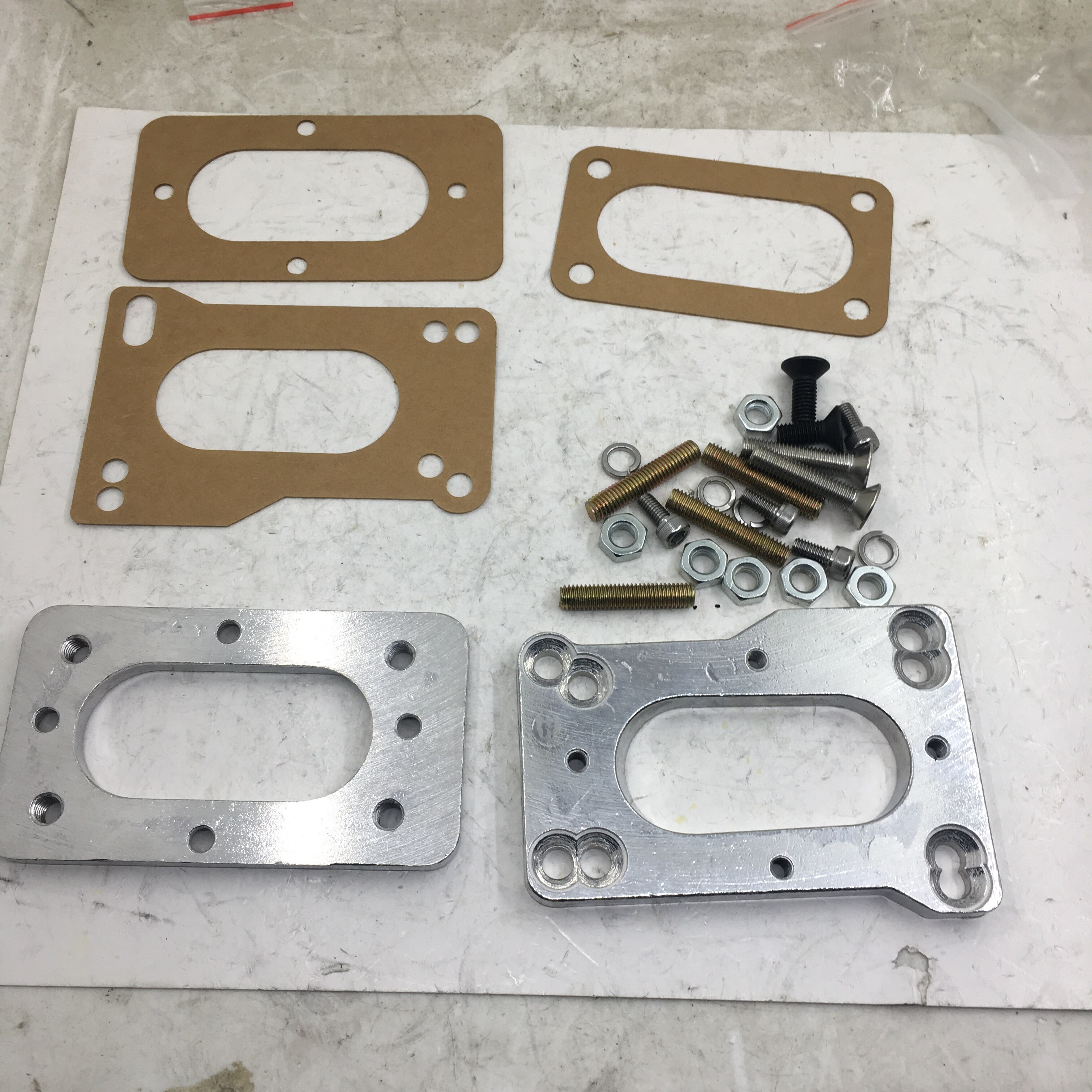 SherryBerg fajs EMPI carburettor carb Carburetor adapter kit for Toyota 22R 20R Weber gaskets hardware 32/36 dgv dgev dgav