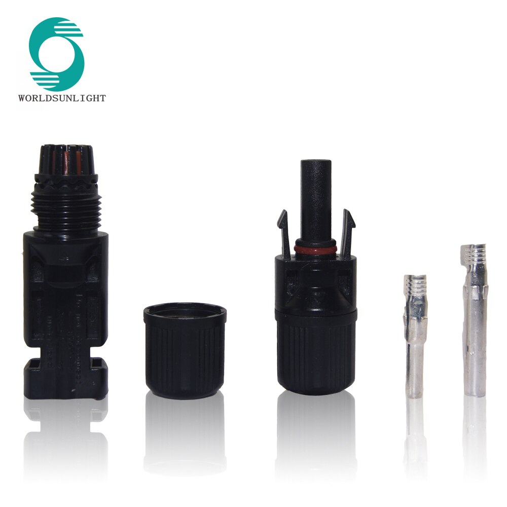 MC4 Connector male and female, MC4 Solar Panel Connector used for Solar Cable 2.5mm2 4mm2 6mm2