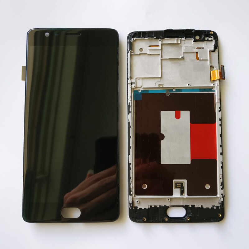 Original/TFT 5,5 "Für Oneplus 3 3T 1 + 3 3T A3000 a3003 LCD Anzeige berühren Bildschirm Digitizer Montage/Mit Rahmen/Batterie Abdeckung
