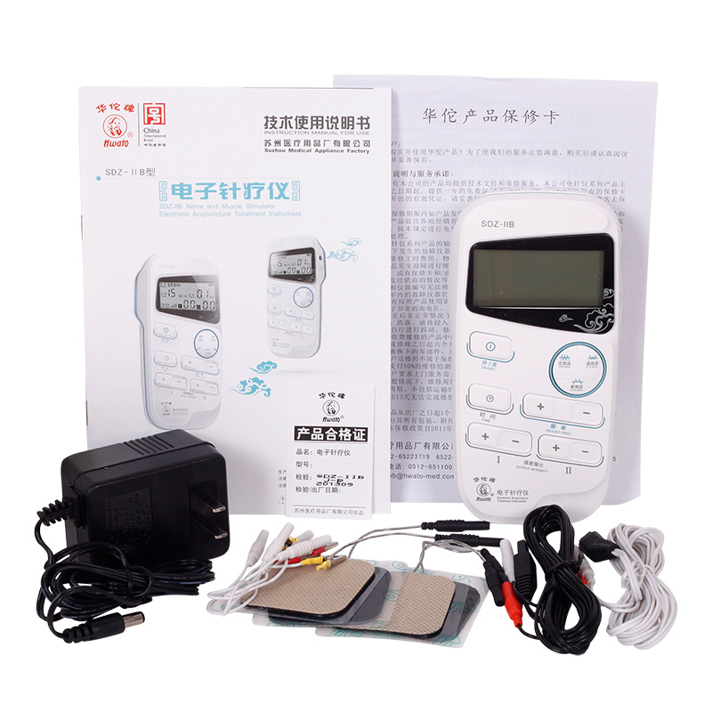 Hwato SDZ-IIB Electroacupuncture Fysiotherapie Instrument 2 Kanaals Output