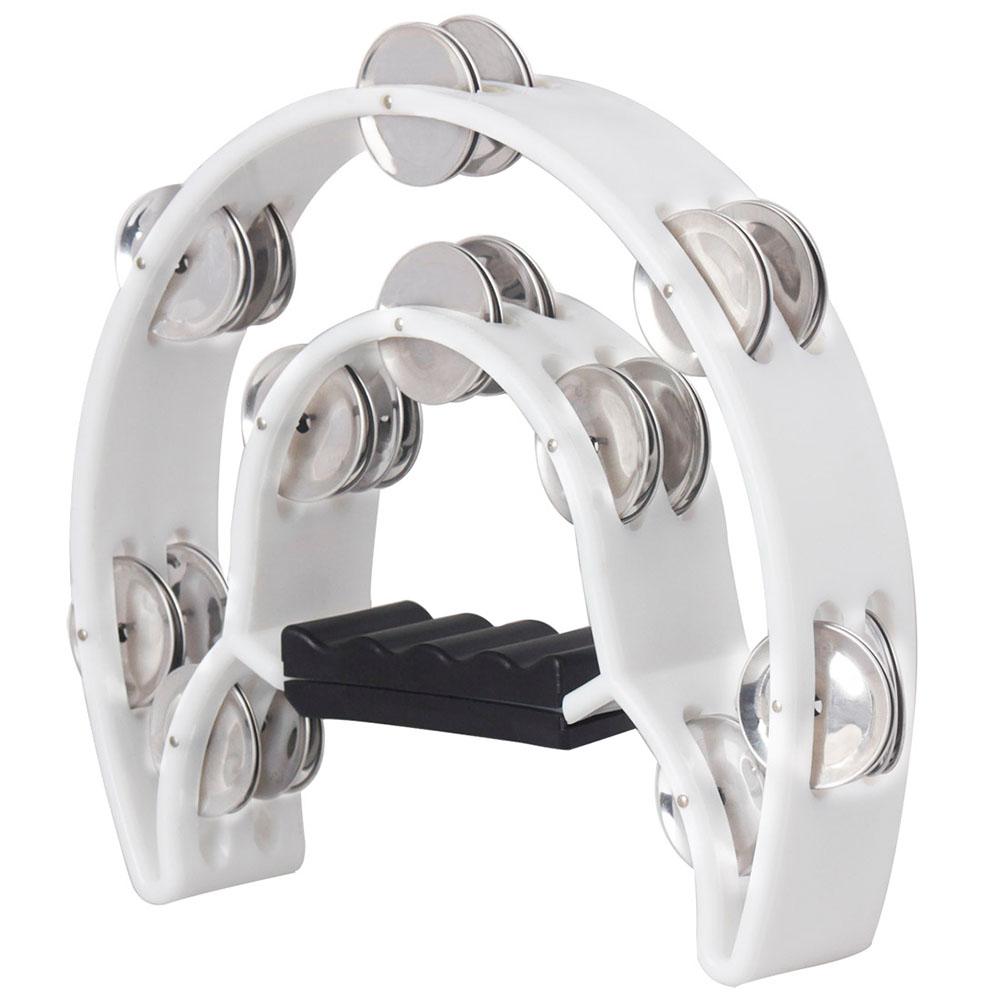 Pandereta Musical con doble fila de Metal, tambor de percusión, para , instrumentos de percusión