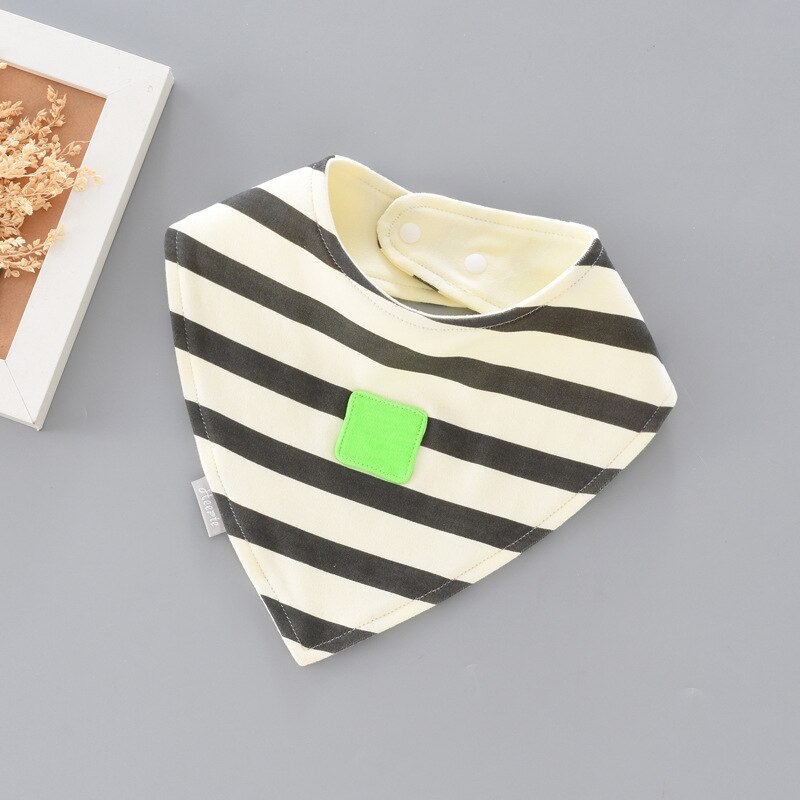 Baby speeksel handdoek baby driehoek slabbetjes eten voor meisjes jongens zachte katoenen stof cartoon: Wat 082c