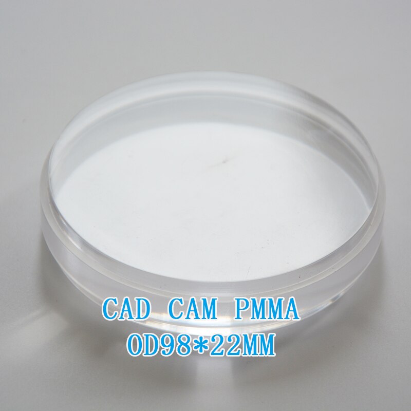 3 Stks/partij 98*22Mm Pmma Sheet Voor Tandheelkundige Model Pmma Blokken Dental Resin Disc Materialen