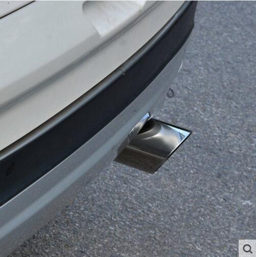 Tubo de Escape de acero inoxidable para Ford, silenciador trasero de , 2 unids/set/juego, funda cver para Ford Escape Kuga , estilo de coche