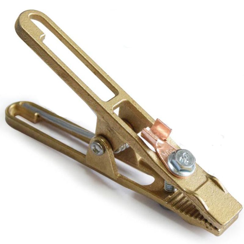 Electric 260 Amp Grounding Work Clamp Ground Welding Earth Clamp Ground Cable Copper Clip for Arc Welding Plasma Cutting Machine