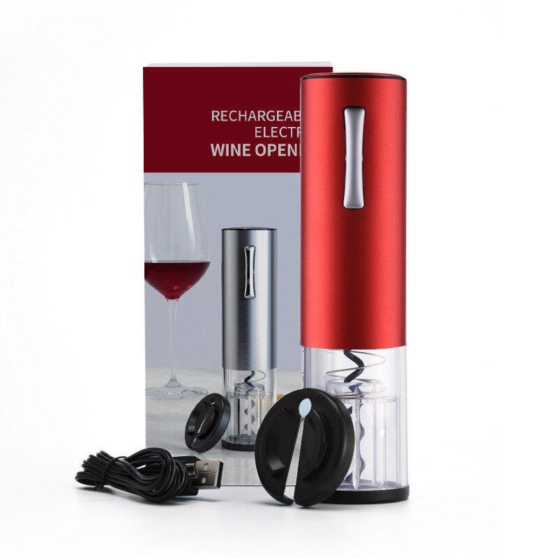 Abridor de botellas automático, sacacorchos eléctrico para vino tinto, herramientas de Bar, accesorios de cocina: USB Charge A7