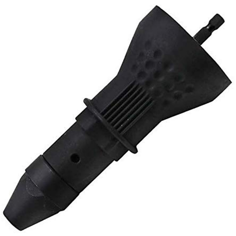 Remache para Taladro Inalámbrico eléctrico, Kit de herramientas de taladro eléctrico adaptador de remachadora tuerca de inserción accesorios de herramientas de potencia manual (negro)