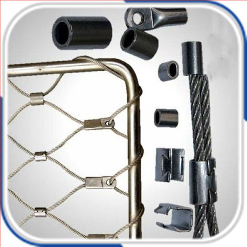 Excellent flexibility stainless steel wire rope mesh for balustrade