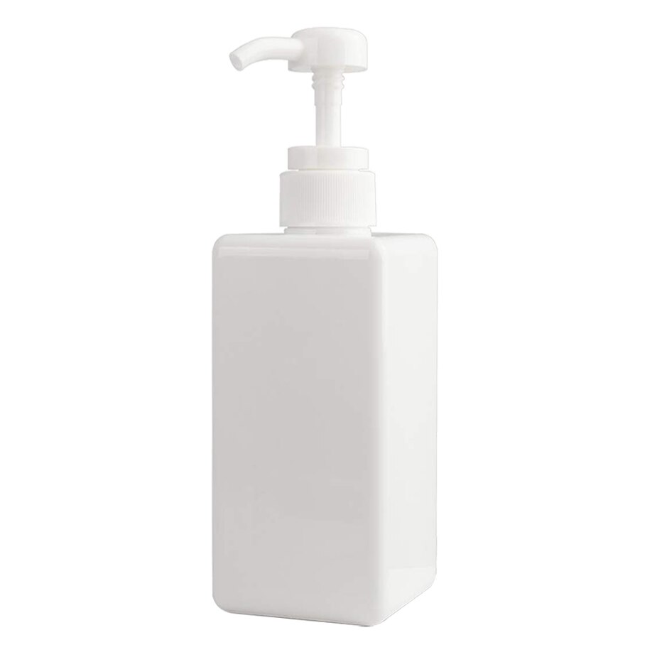 Etiquetas impermeables para champú, dispensador de jabón, pegatina para botella, ducha, Baño: 650ml white