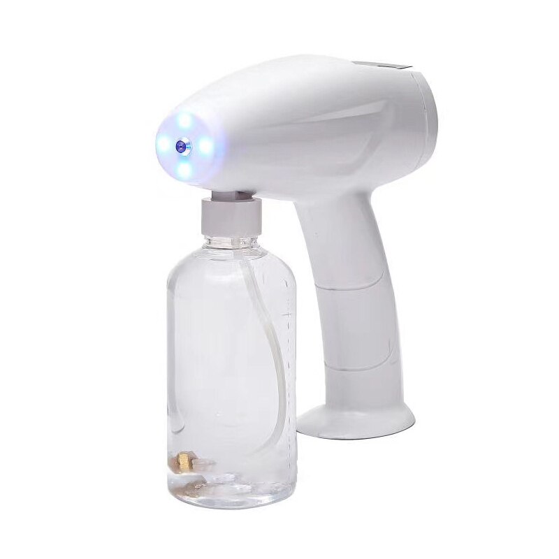 Handheld Atomization Disinfection Sprayer Gun Disinfection Blue Light Nano Steam Spray Atomization Mixed Vapor Nano Spray Gun