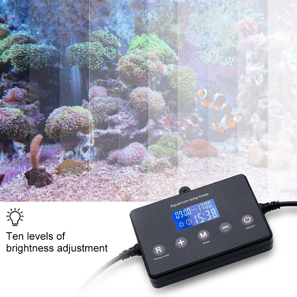 Smart Aquarium Led Lamp Timer Dimmer Controller Aq... Grandado
