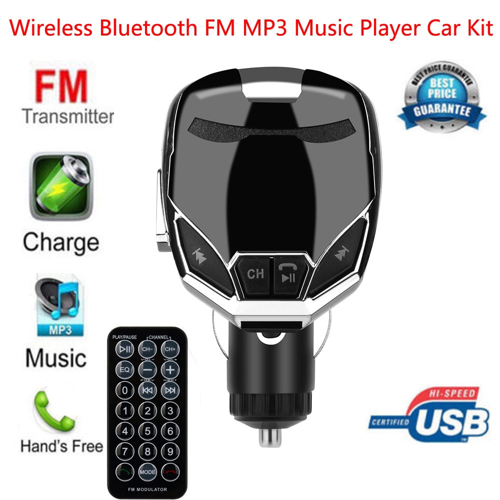 Draadloze Bluetooth Lader Fm-zender Modulator Carkit MP3 Muziekspeler Auto Mp3 Speler Auto Fm-zender