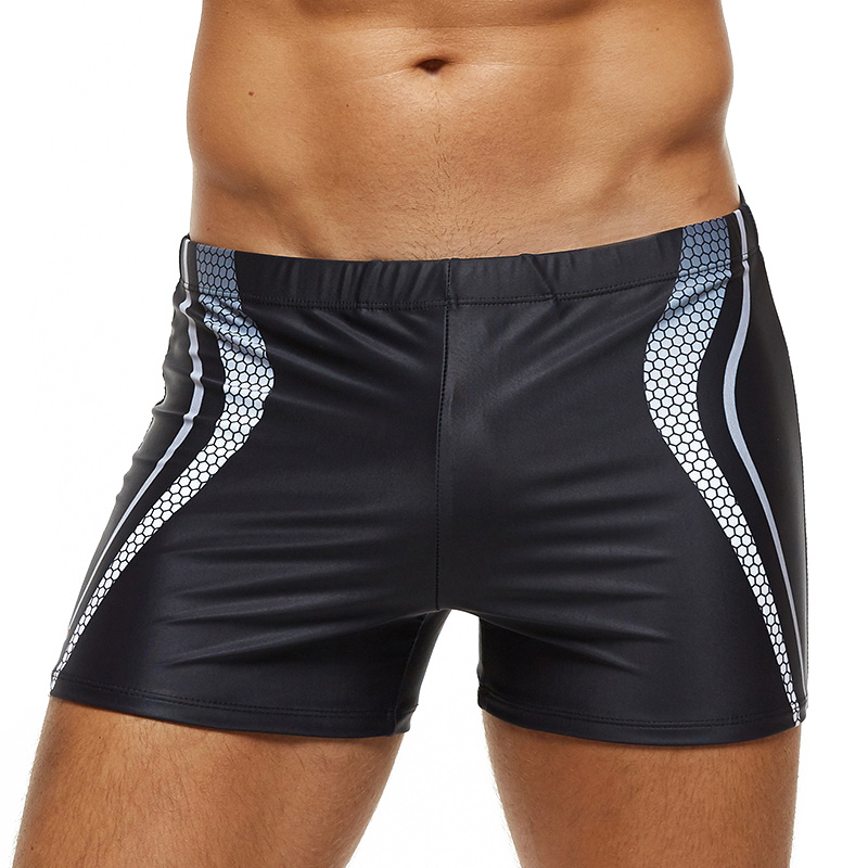 2025, Sommer-Datifer-Badehose für Herren, , atmungsaktiv, verstellbar, elastisch, Strand-Badeanzüge, Boxershorts, Bañador Hombres, kurz: L / Black