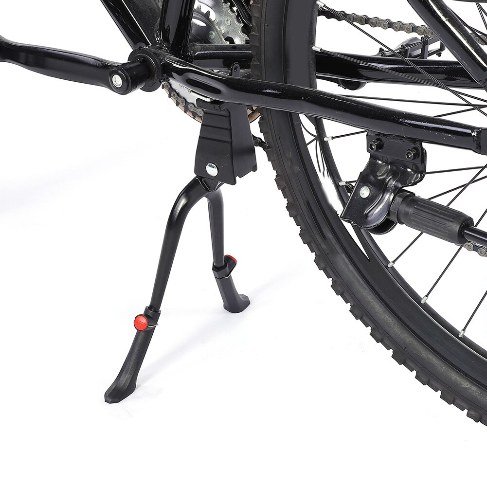 Center Mount Double Leg Parking Rack Bike Kickstand Adjust Height fits most 24" 26" 28" Bicycle 2 Legs Stand