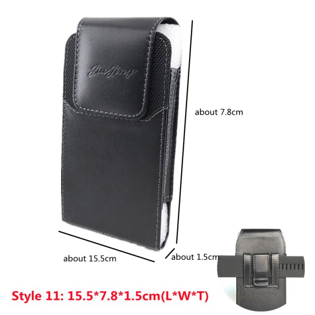 Universal 2.6-6.0 Inch Anti Mobiele Telefoon Riem Clip Tassen Case Cover Voor Iphone Samsung Huawei met Magnetische Gesp: Style 11