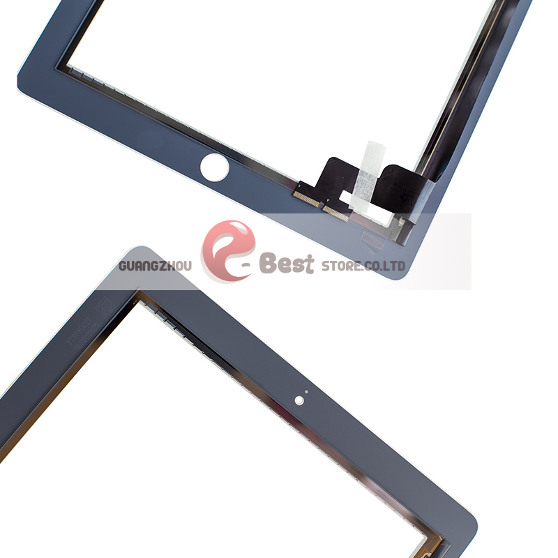 Voor iPad 2 Touch Screen Digitizer Glas Met Lijm + Volledige Gereedschap + Gehard Glas A1395 A1396 A1397