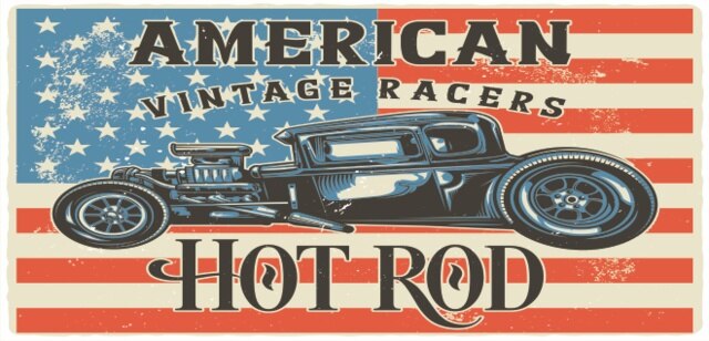 Amerikaanse Vintage Auto Mini Retro Hout Poster 416995412
