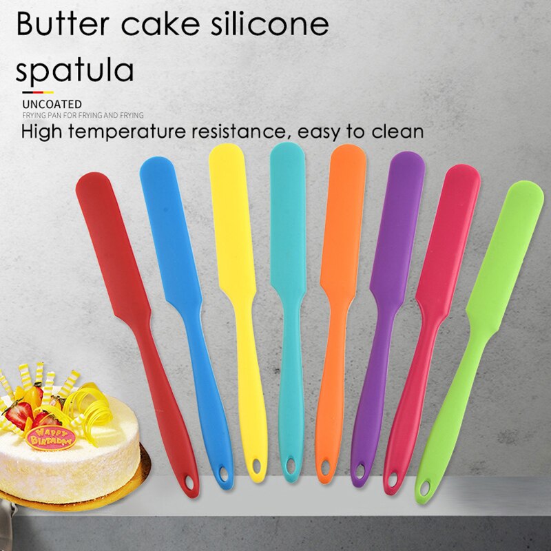 Heat Resistant Cake Cream Butter Spatula Mixing Batter Scraper for Baking Cooking Mixing Batter Scraper Butter Scraper Spreader