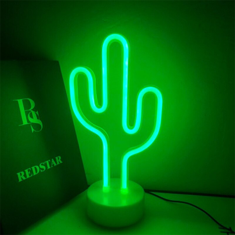 Led Neon Teken Licht Neon Nachtlampje Lamp Tafel Flamingo Kokospalm Ananas Lamp Fotografie Prop Bruiloft Decoratie: Z003G