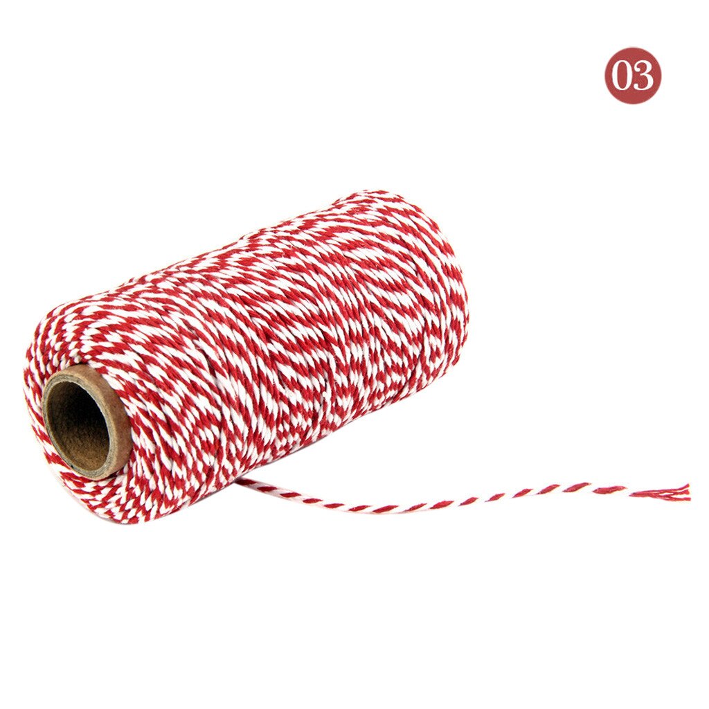 2Mm Diy Macrame Koord Twee Kleuren Katoen Bakers Twine Touw Rustieke Land Ambachten Handgemaakte Accessoires: C