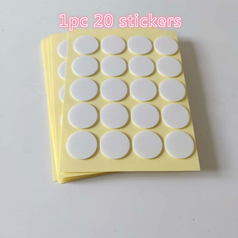 Pak Van 20/100/200 Kaarsenlont Stickers Dubbelzijdig Klevende Dots Voor Kaars Maken 20Mm 1Mm: yellow 1pc