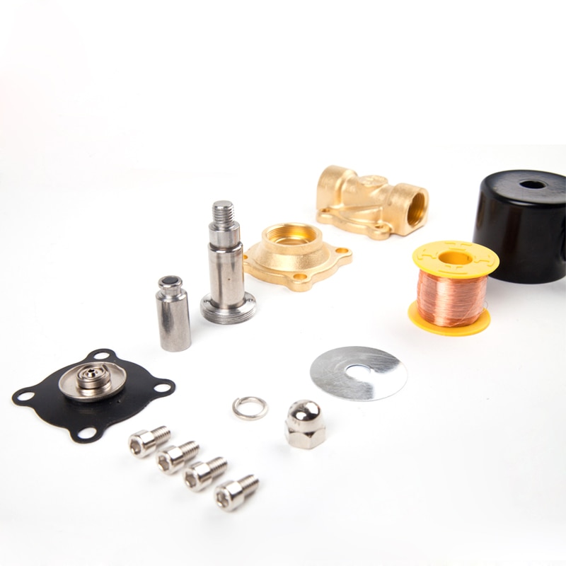 Électrovanne électrique 1/4 "3/8" 1/2 "3/4" 1 "DN08 DN10 DN15 DN20 DN25 N/C, vanne pneumatique pour eau, huile et Air 12V/24V/110V/220V