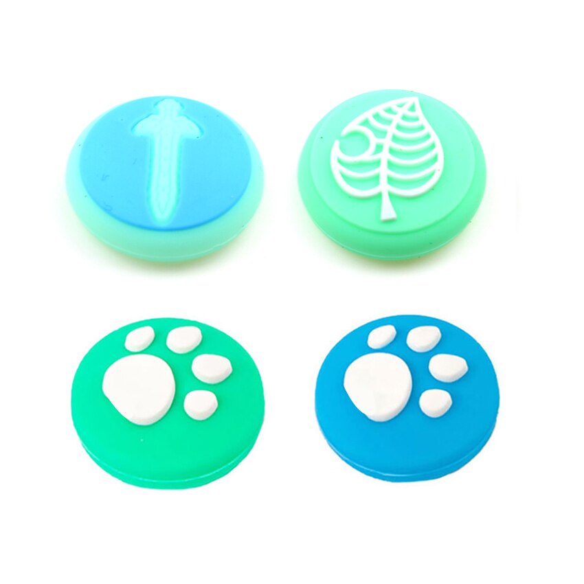 cltgxdd 4pcs Joystick silicone non-slip cap For Nintendo Switch Lite Animal Crossing Analog Stick Grip Controller Joystick Cap: (42-44-46-47)