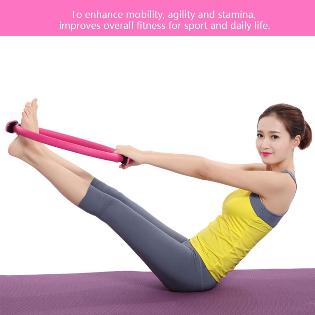 Yoga Pilates Ring - Dual Grip Resistance Circle for Thighs & Legs - Fitness Exercise Equipment