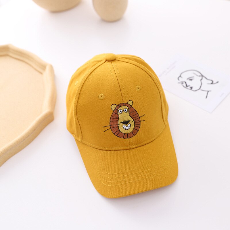 Doitbest – casquette de Baseball pour enfants, chapeau de printemps, style Hip Hop, avec lion brodé, pour garçons et filles, collection