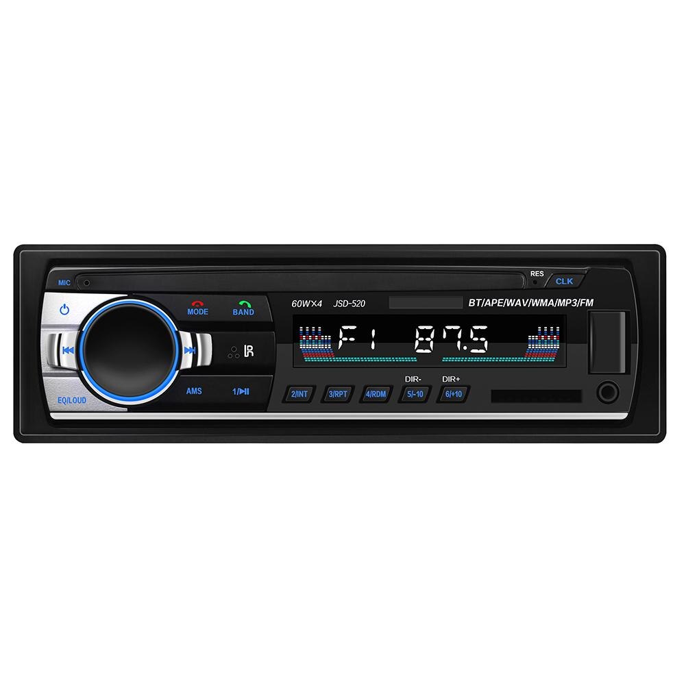 Car Stereo In Dash Bluetooth Mp3 Player Aux Input Usb Fm Radio Receiver Classic Stereo Audio Player Car Electronic MGO3
