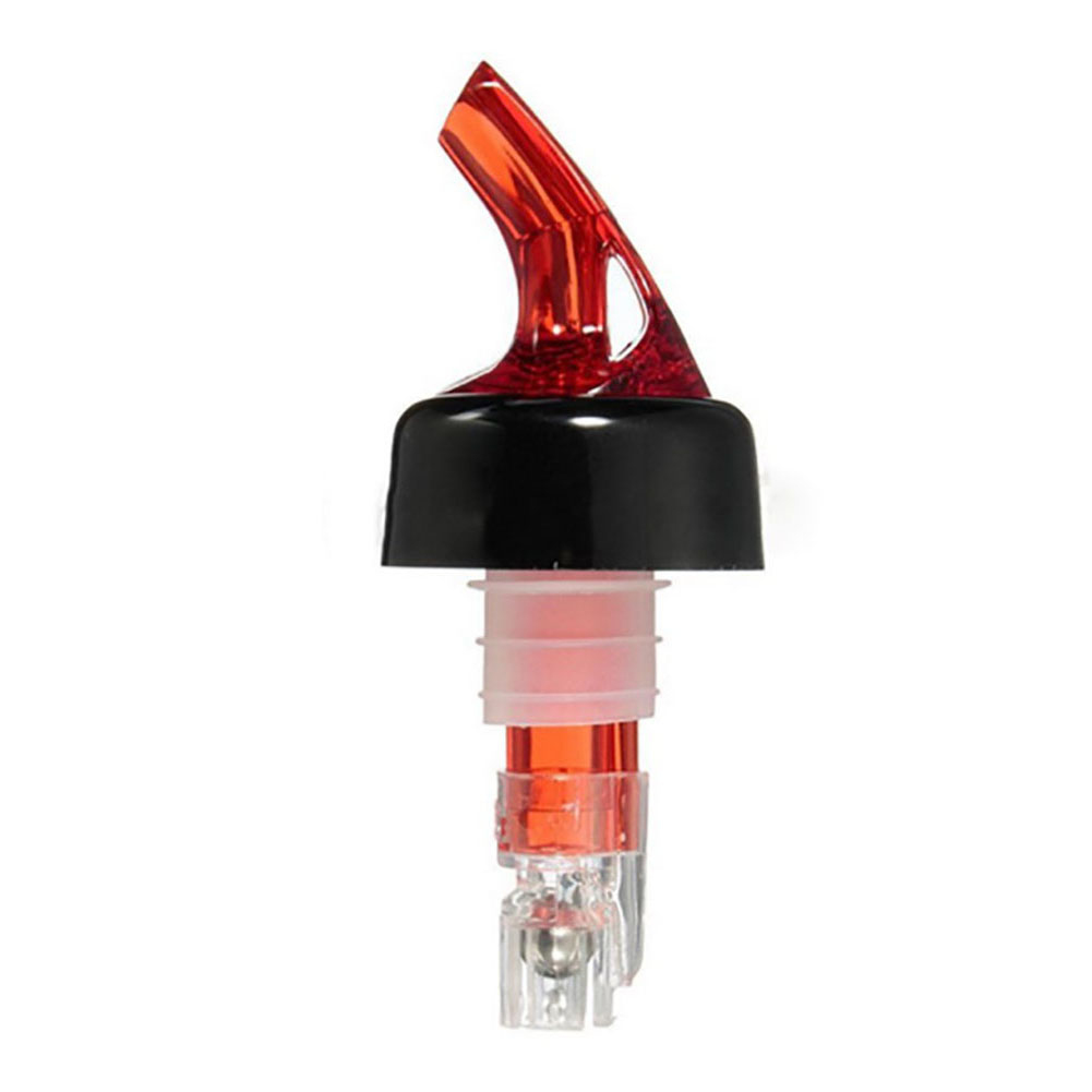 Dispensador cuantitativo de Alcohol líquido de vertedor de vino de plástico de 20/30 ML que mide la boca del aceite decantador de vino KTV herramienta accesorios de Bar: red 30ml