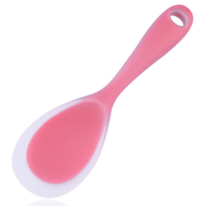 Paddle Non-Stick Silicone Sushi Rice Heat Resistant Rice Spoon Spatula Kitchen Tool Soft Rice Server Cooking Supplies