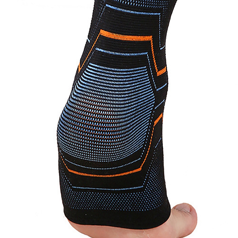 1 pc knöchelbandagen, kompressionsmanschette aus polyester, plantarfasziitis, 3d- lagige elastische bandage, fußschutz für sportarten