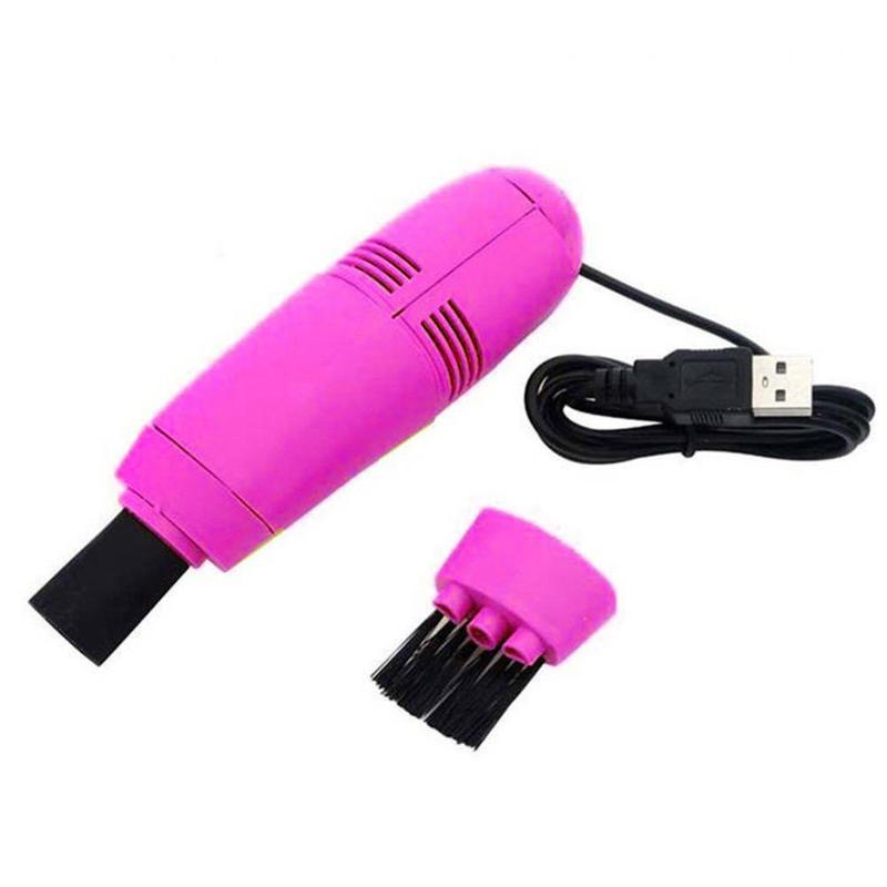Mini teclado USB para ordenador portátil, aspirador para usar Teclado, ordenador, teléfono, para limpiar, herramientas de ordenador, Top Q6D8: D